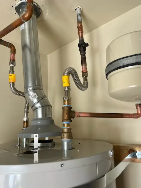 Water heater installation and plumbing repair in Carey